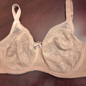 Wacoal 32DD Retro  Chic Bra Beige Toast Excellent Cond LIFTS Bust 1" 855186 $68